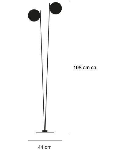 Lampadaire LEDERAM Catellani